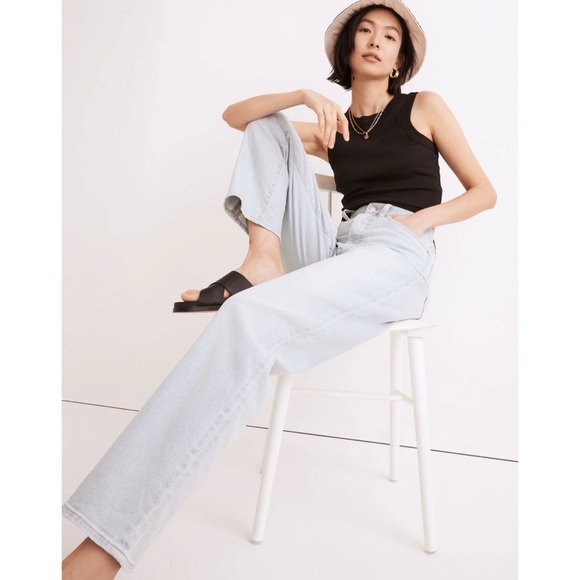 NWT Madewell The Perfect Vintage Straight Jean in Mosedale Wash - Picture 3 of 12